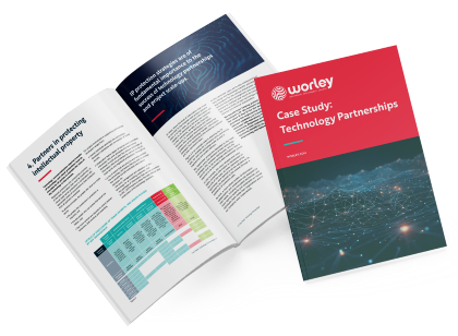 Pages from the Technology Partnerships case study.